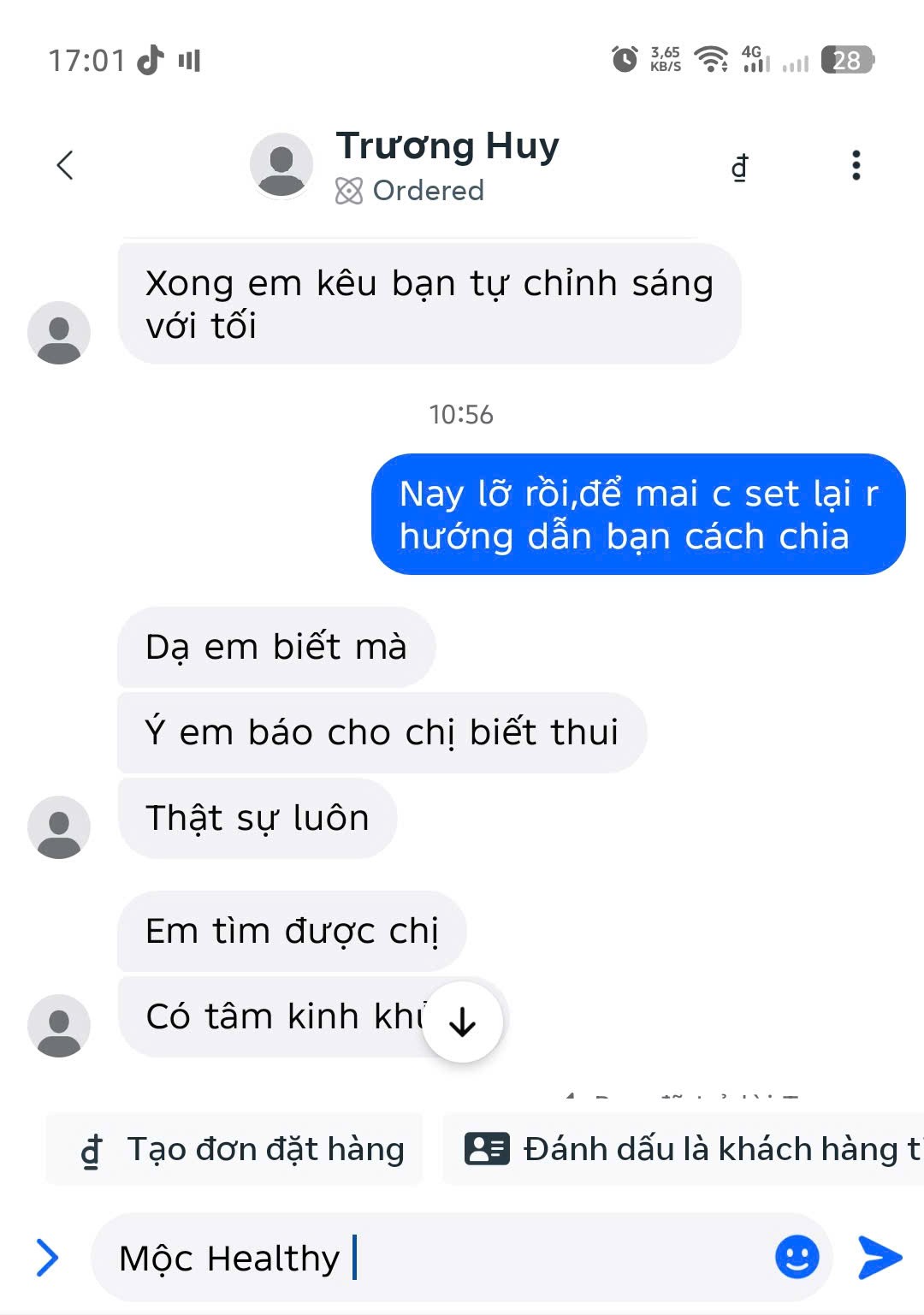 Phản hồi khách hàng